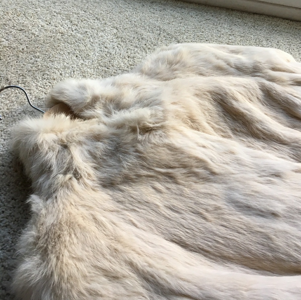 Vintage Rabbit Fur Coat SZ: Med